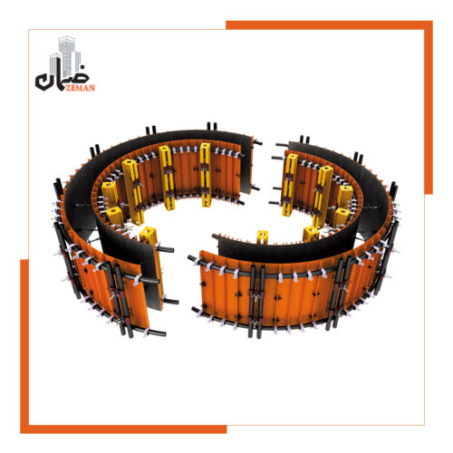Arched wall formwork قالب بندی دیوار قوسی نوع متفاوتی از قالب بندی است که به شکل قوسی و دایرهای انجام میشود. برای قالب بندی دیوار قوسی از قالبهای مختلفی همچون قالب کمانی و یا قالب بتن مدولار استفاده میشود.