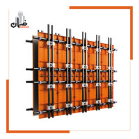 از قالب بندی دیوار دو طرفه برای ساخت انواع دیوارهای بتنی مثل دیوار حائل و دیوار برشی استفاده می‌شود.