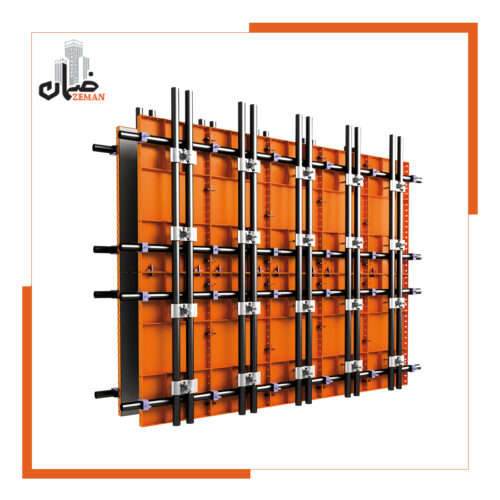 Double-sided wall formwork از قالب بندی دیوار دو طرفه برای ساخت انواع دیوارهای بتنی مثل دیوار حائل و دیوار برشی استفاده میشود.