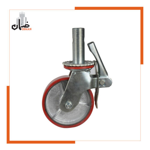 scaffolding wheel چرخ داربست (Caster Wheel with Brake) شرکت ضمان